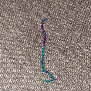 Chinese Ladder Jellyfish Friendships Bracelets! 💜|💚